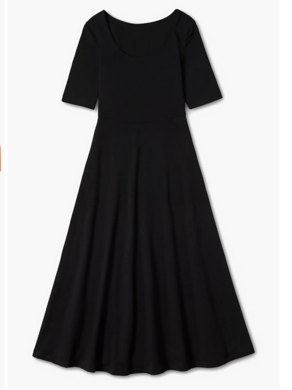 NWT - Pact - Fit & Flare Scoop Dress - Organic Cotton - Picture 5 of 15